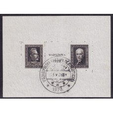 POLONIA 1928 EL BLOQUE NUMERO 1 CIRCUALDO Y DE LUJO SUMAMENTE RARO 450 €